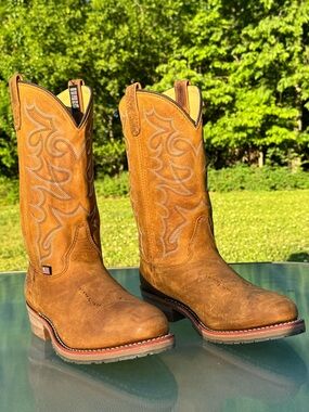 Double-H Men’s Dylan DH1592 Size 9 D Steel Toe Western Work Boots Union Made